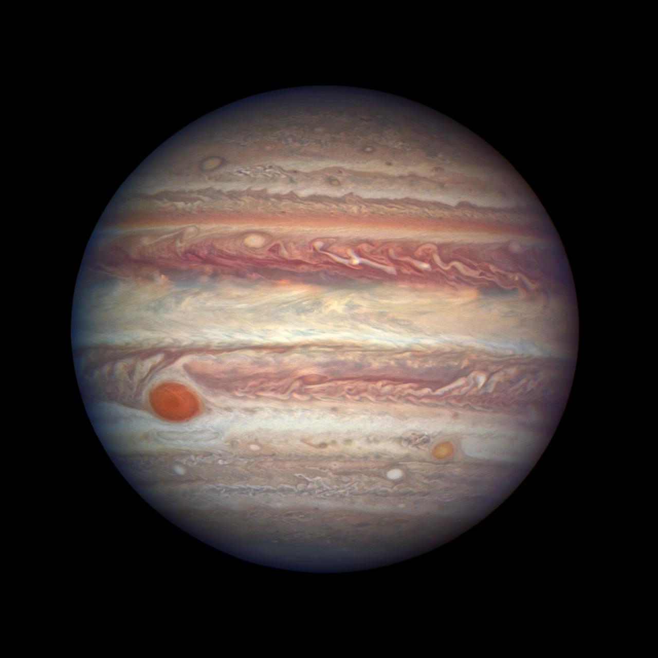 Jupiter photographed by NASA/ESA Hubble Space Telescope