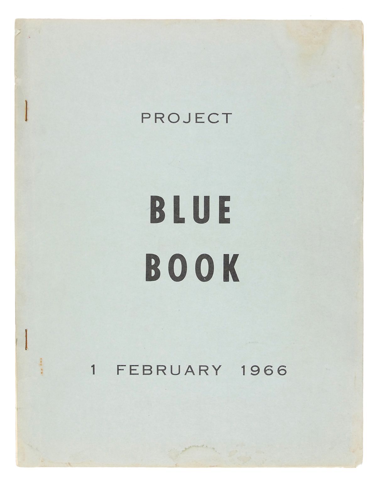 Project Blue Book archival documents